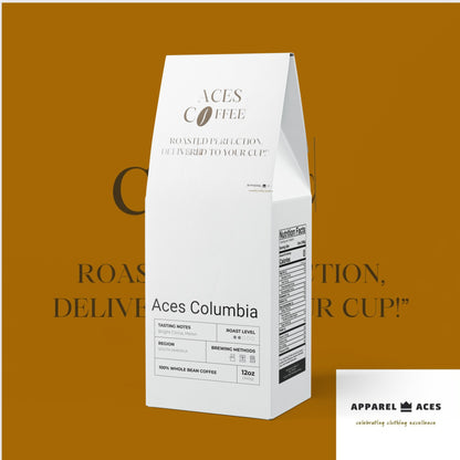 Café d'origine unique Aces Colombia (torréfaction légère à moyenne)