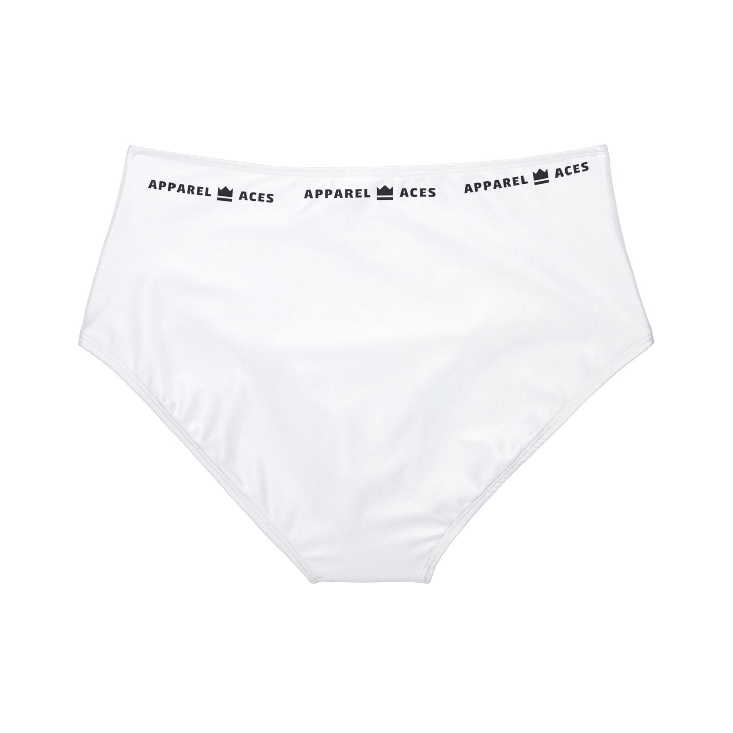 Apparel Aces High-Waist Bikini Bottom (AOP)