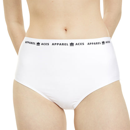 Bas de bikini taille haute Apparel Aces (AOP)