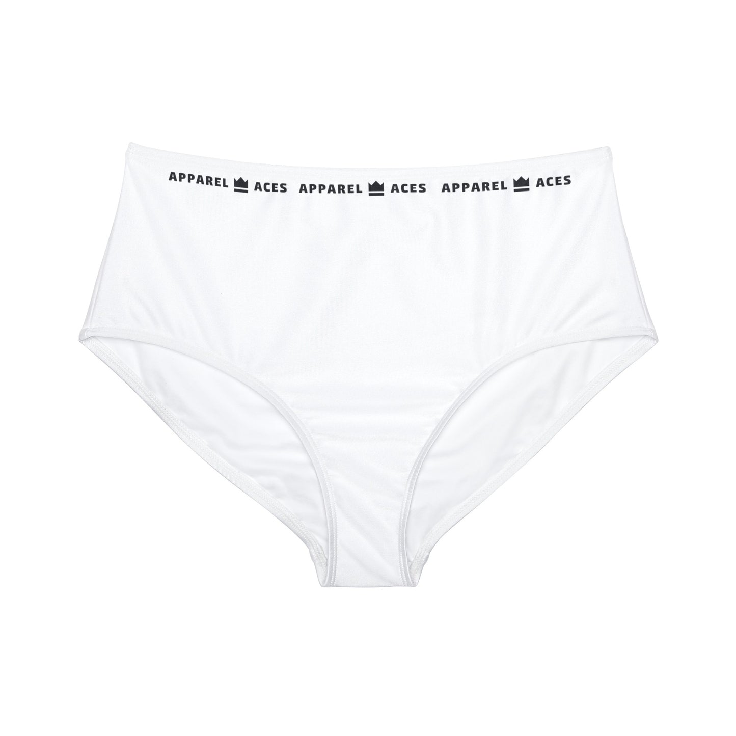 Apparel Aces High-Waist Bikini Bottom (AOP)