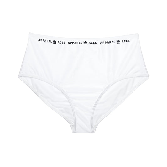 Apparel Aces High-Waist Bikini Bottom (AOP)