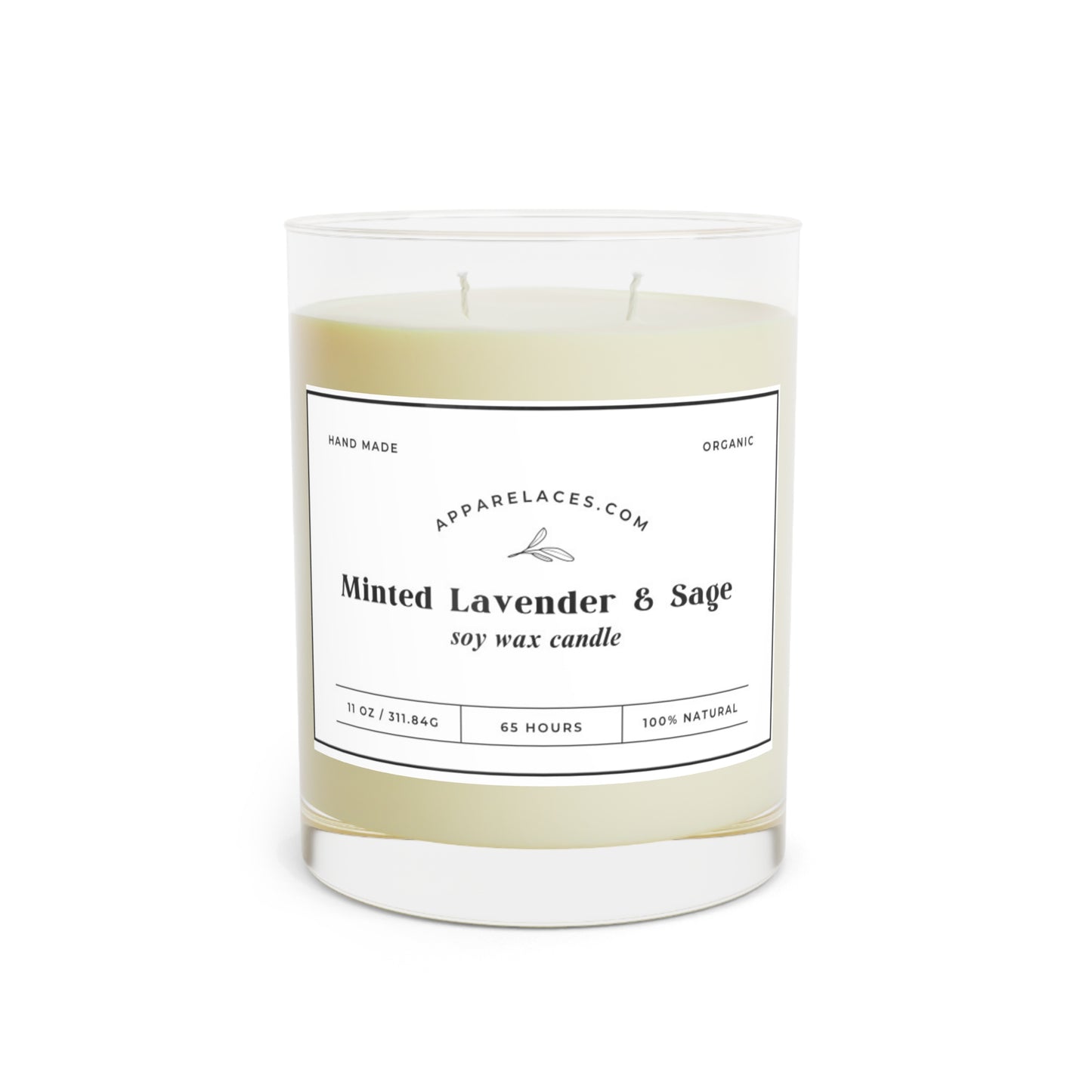 Scented Candles - Full Glass, 11oz (3 Scents Available)