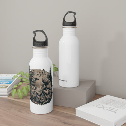 Wildlife Stainless Steel Water Bottle Printify