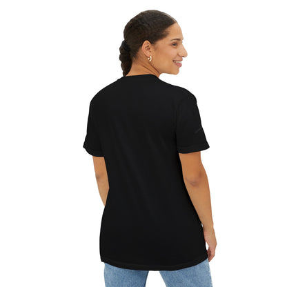 T-shirt à poche unisexe teint en pièce